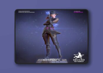 OXO3D Figures – Zoey Kpop Demon Hunter – 3D Print Model STL