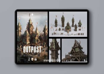 Outpost - Medieval Military Buildings 3D Kitbash Pack 7 Outpost - Medieval Military Buildings 3D Kitbash Pack