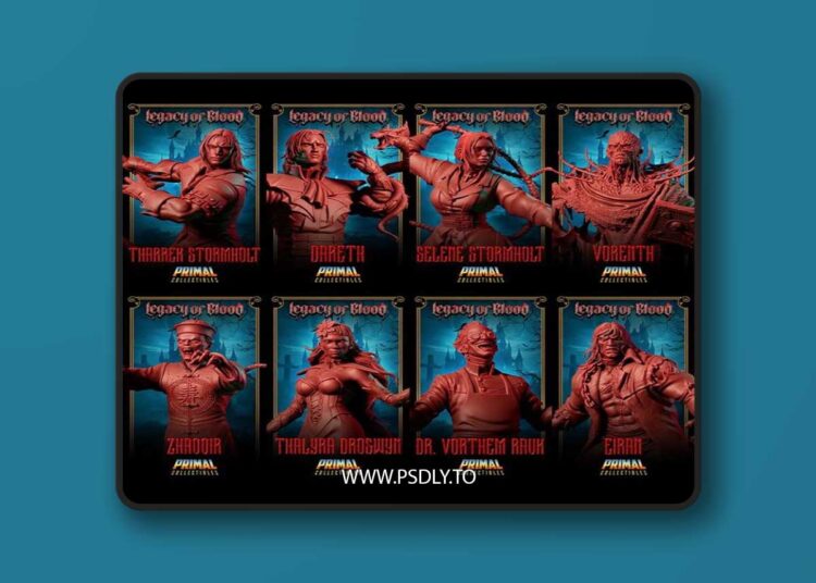 PRIMAL Collectibles – Legacy of Blood August 2025 – 3D Print Model STL