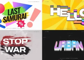 Videohive - Pop Art Text Animations - 60363340 4 Pop Art Text Animations