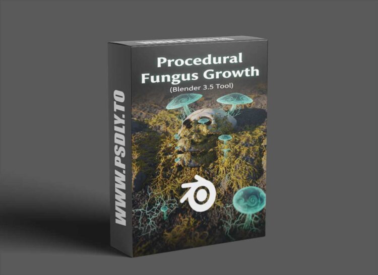 Procedural Fungus Growth (Blender 3.5 Tool) 1 Procedural Fungus Growth (Blender 3.5 Tool)