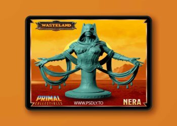 Psionics – Nera Bust – 3D Print Model