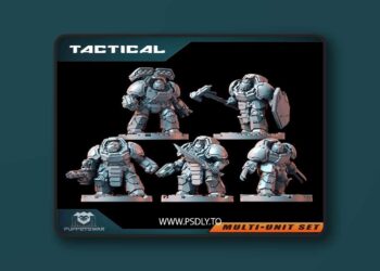Puppetswar Miniatures – Breachers Tactical – 3D Print Model 6 Puppetswar Miniatures – Breachers Tactical – 3D Print Model