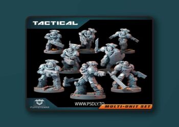 Puppetswar Miniatures – Prime Strikers Tactical – 3D Print Model 7 Puppetswar Miniatures – Prime Strikers Tactical – 3D Print Model