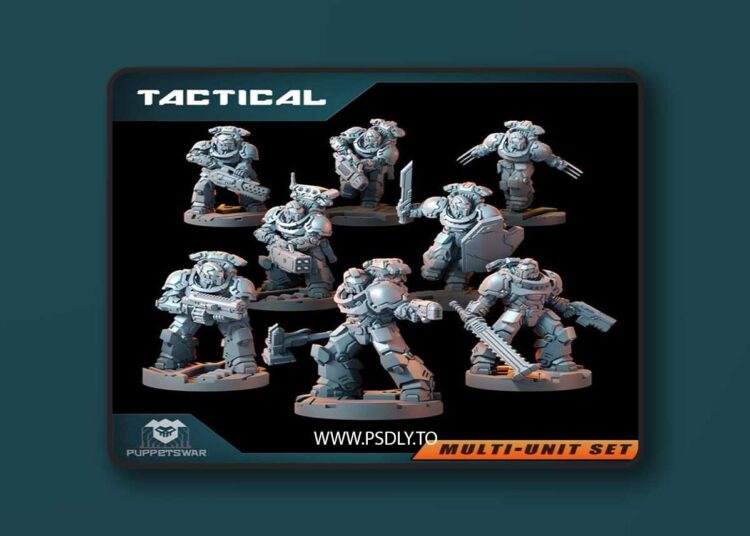 Puppetswar Miniatures – Prime Strikers Tactical – 3D Print Model 1 Puppetswar Miniatures – Prime Strikers Tactical – 3D Print Model