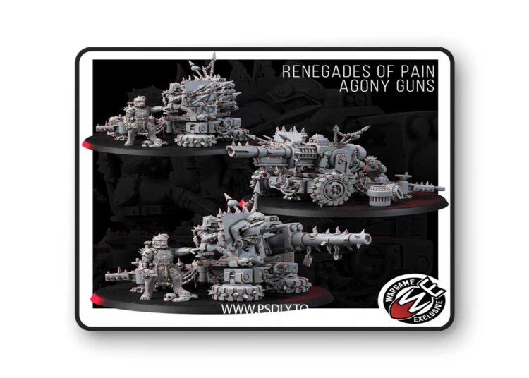 Renegade of Pain – Agony Guns – 3D Print Model