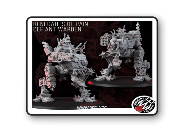 Renegade of Pain – Defiant Warden – 3D Print Model