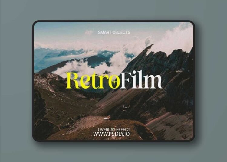 Retro Film Overlay Photo Effect for Photoshop 1 Retro Film Overlay Photo Effect for Photoshop