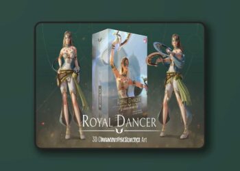 Royal Dancer – 3D Character for Concept Art