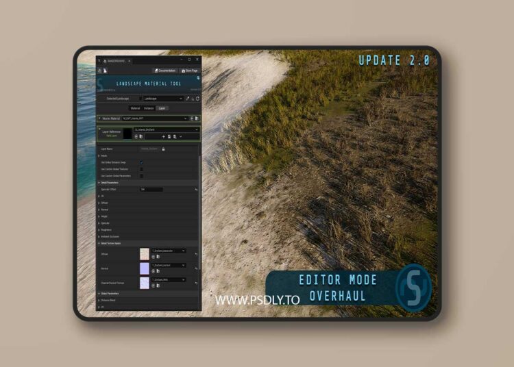 SHADERSOURCE - Landscape Material Tool (4.26 – 4.27 and 5.0 – 5.6)