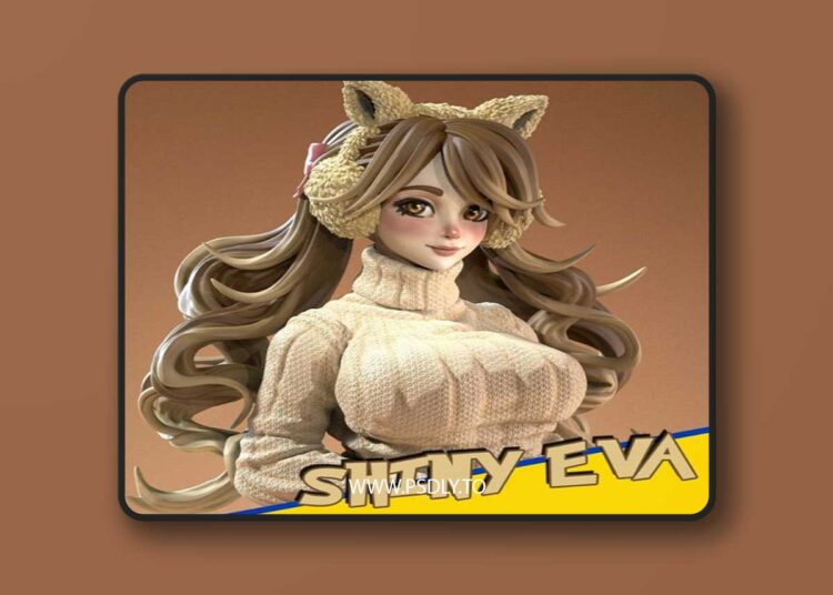 Siryll Art – Shiny Eva – 3D Print Model STL