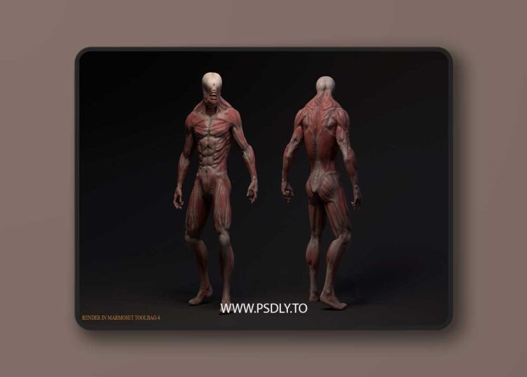 Skinless mutant (4.26+) for Unreal Engine 1 Skinless mutant (4.26+)