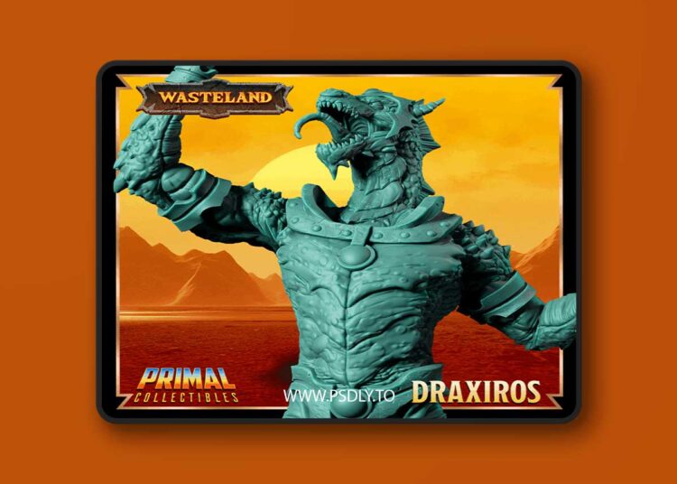 Sorcerer King – Draxiros – 3D Print Model 1 Sorcerer King – Draxiros – 3D Print Model