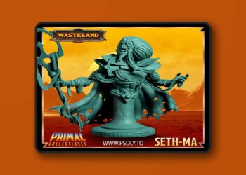 Sorcerer King – Seth-Ma Bust – 3D Print Model
