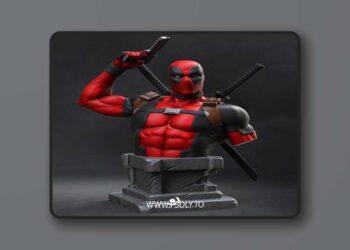 Stalyn Quito – Deadpool Bust – 3D Print Model STL 7 Stalyn Quito – Deadpool Bust – 3D Print Model STL