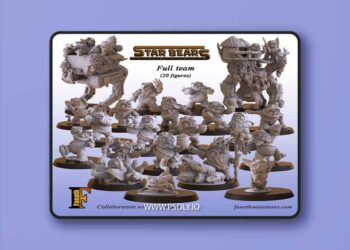 Star Bears Team – 3D Print Model 7 Star Bears Team – 3D Print Model