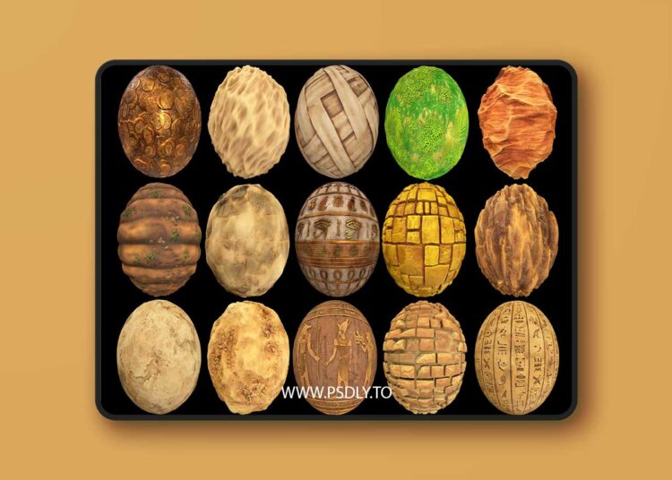 Stylized Egypt Textures - RPG Environment (4.27 and 5.0 – 5.6)