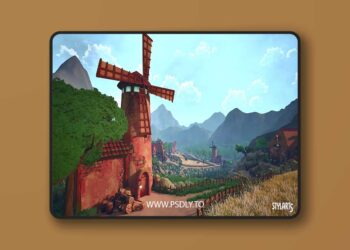 Stylized Windmill Valley Environment (5.0 – 5.6) 6 Stylized Windmill Valley Environment (5.0 – 5.6)