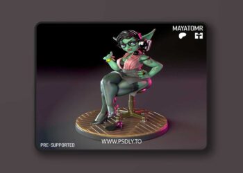 Switchboard Operator Goblin – 3D Print Model STL 7 Switchboard Operator Goblin – 3D Print Model STL