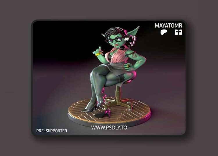 Switchboard Operator Goblin – 3D Print Model STL 1 Switchboard Operator Goblin – 3D Print Model STL