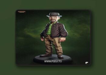 Tanuki Figures – Heisenberg Toon – 3D Print Model STL