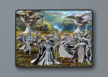 The Printing Goes Ever On – Tales of the Radiant Shores – January 2025 – 3D Print Model 4 The Printing Goes Ever On – Tales of the Radiant Shores – January 2025 – 3D Print Model