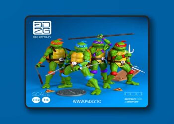 Turtle Guy – TMNT – Teenage Mutant Ninja Turtles – 3D Print Model 7 Turtle Guy – TMNT – Teenage Mutant Ninja Turtles – 3D Print Model