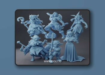 Twin Goddess Miniatures November 2024 – 3D Print Model
