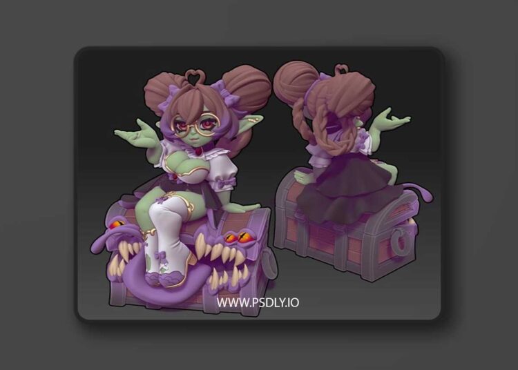 Twin Goddess Miniatures – Podge the Goblin – 3D Print Model STL 1 Twin Goddess Miniatures – Podge the Goblin – 3D Print Model STL 1