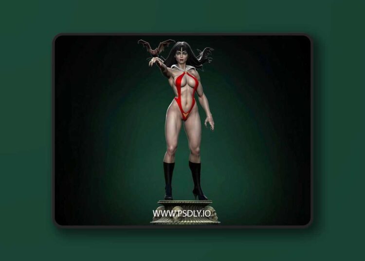 Vampirella – 3D Print Model 1 Vampirella – 3D Print Model