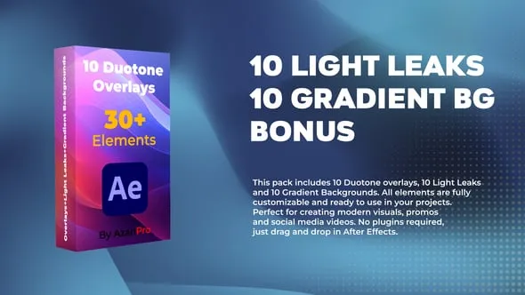 Videohive - 10 Duotone Overlays - 60094477