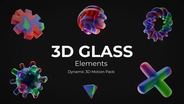 Videohive - 3D Glass Colorful Elements – Vibrant Transparent Shapes Pack - 60251518 1 Videohive - 3D Glass Colorful Elements – Vibrant Transparent Shapes Pack - 60251518
