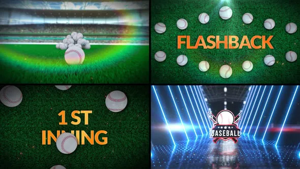 Videohive - Baseball Bumper 6 (3-Bumpers) - 60042590