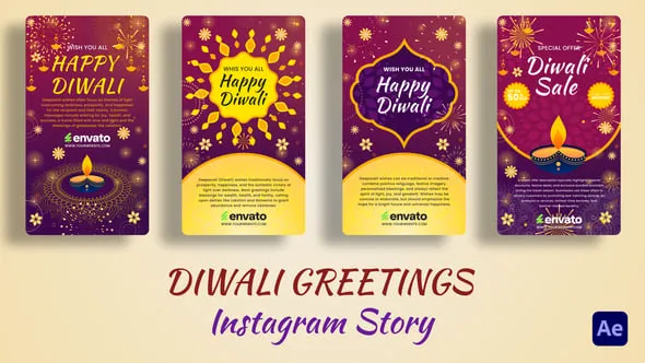 Videohive - Diwali Greething Vertical - 60318262