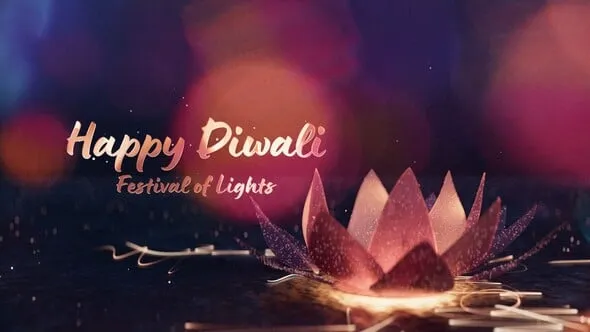 Videohive - Diwali Titles Festival of Lights - 60203560