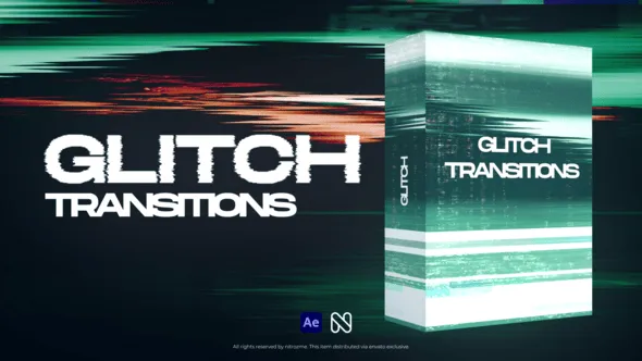 Videohive - Glitch Transitions - 60534776