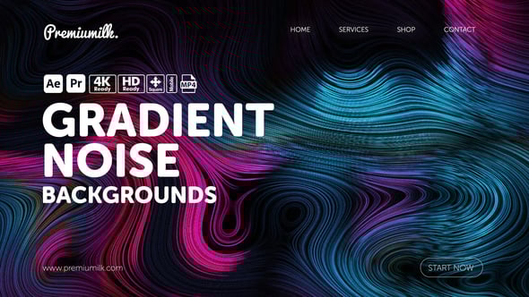 Videohive - Gradient Noise Backgrounds - 60111364