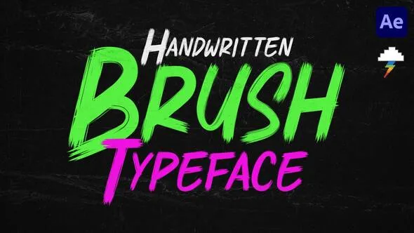 Videohive - Handwritten Brush Typeface - 59406735