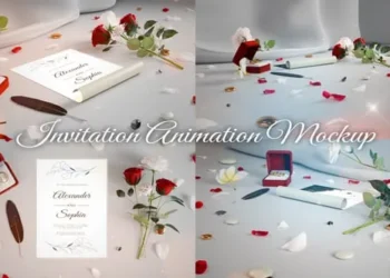 Videohive - Invitation Mockup MOGRT - 60452906