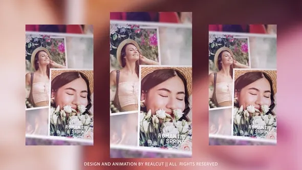 Videohive - Vertical Romantic Spring - 60094794