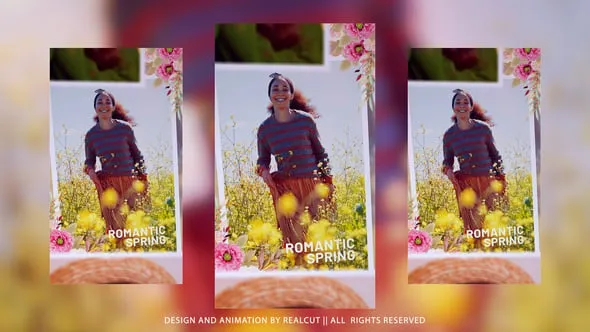 Videohive - Vertical Romantic Spring - 60172340
