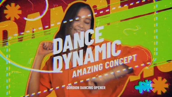 Videohive - Vibrant Glitch Dance Opener | Dynamic Music Promo - 60317019