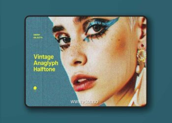 Vintage Anaglyph Halftone Photo Effect for Photoshop 6 Vintage Anaglyph Halftone Photo Effect for Photoshop