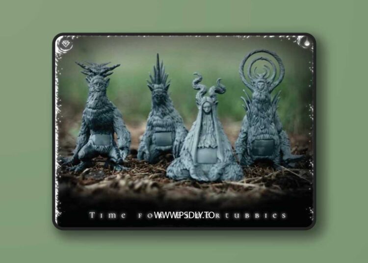 VoidRealm Minis – Rise of the Eldertubbies – 3D Print Model STL 1 VoidRealm Minis – Rise of the Eldertubbies – 3D Print Model STL