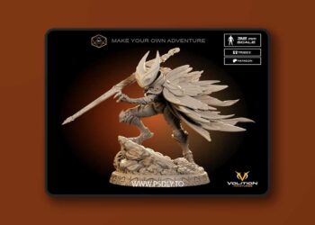 Volition Miniatures – Nimble Princess – 3D Print Model STL