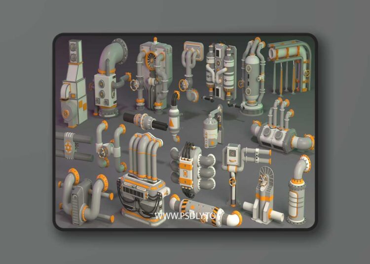 Wall Tube Mechanism Props 1 - 20 pieces 1 Wall Tube Mechanism Props 1 - 20 pieces