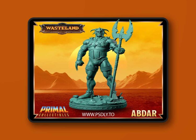 Warrior – Abdar – 3D Print Model 1 Warrior – Abdar – 3D Print Model