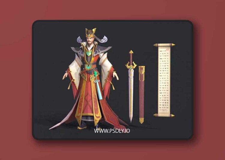 Wei Zheng Low-poly 3D Model 1 Wei Zheng Low-poly 3D Model