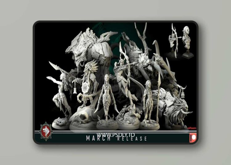 White Werewolf Tavern – March 2021 – Barren Raiders – 3D Print Model 1 White Werewolf Tavern – March 2021 – Barren Raiders – 3D Print Model