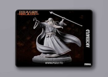 White Wizard – Archbauld – 3D Print Model